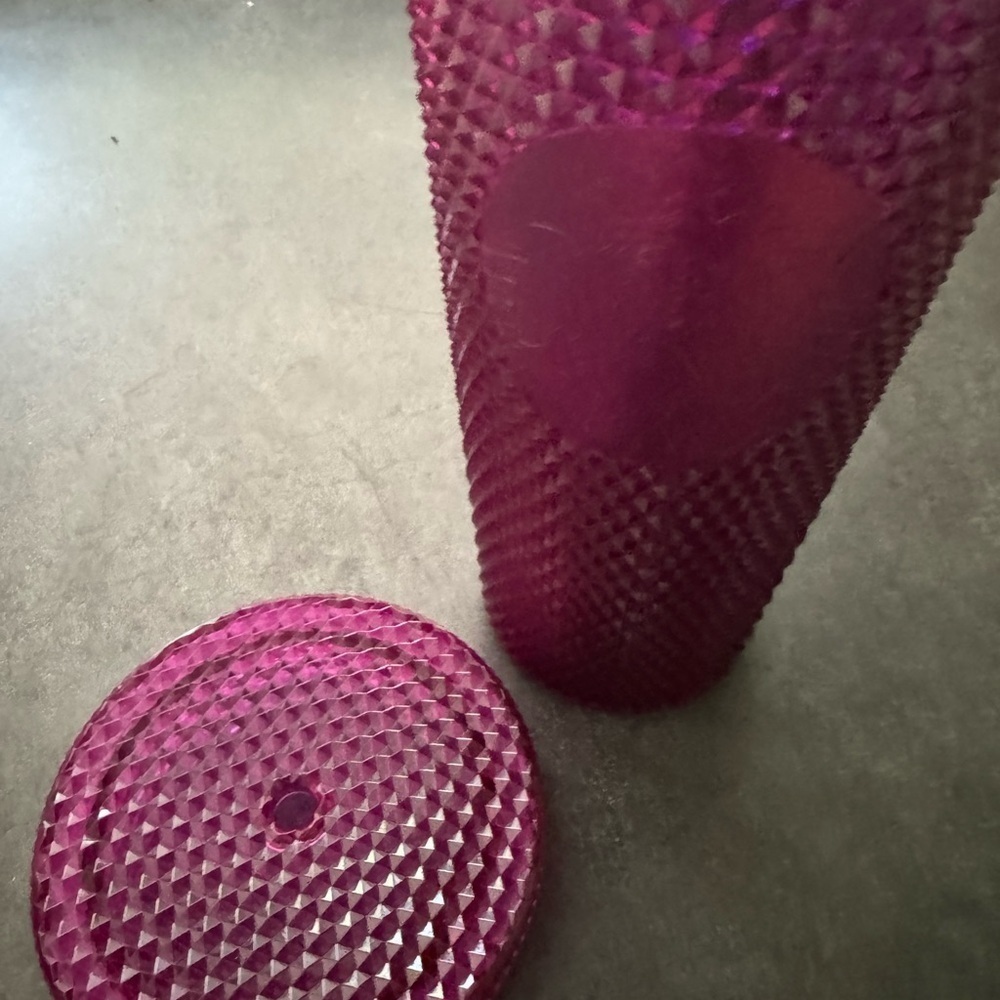 Starbucks Studded Disco Magenta Cup - Picture 14 of 15
